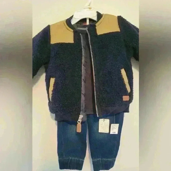 NWT 7 for all mankind baby boy 3 piece set - Picture 3 of 4